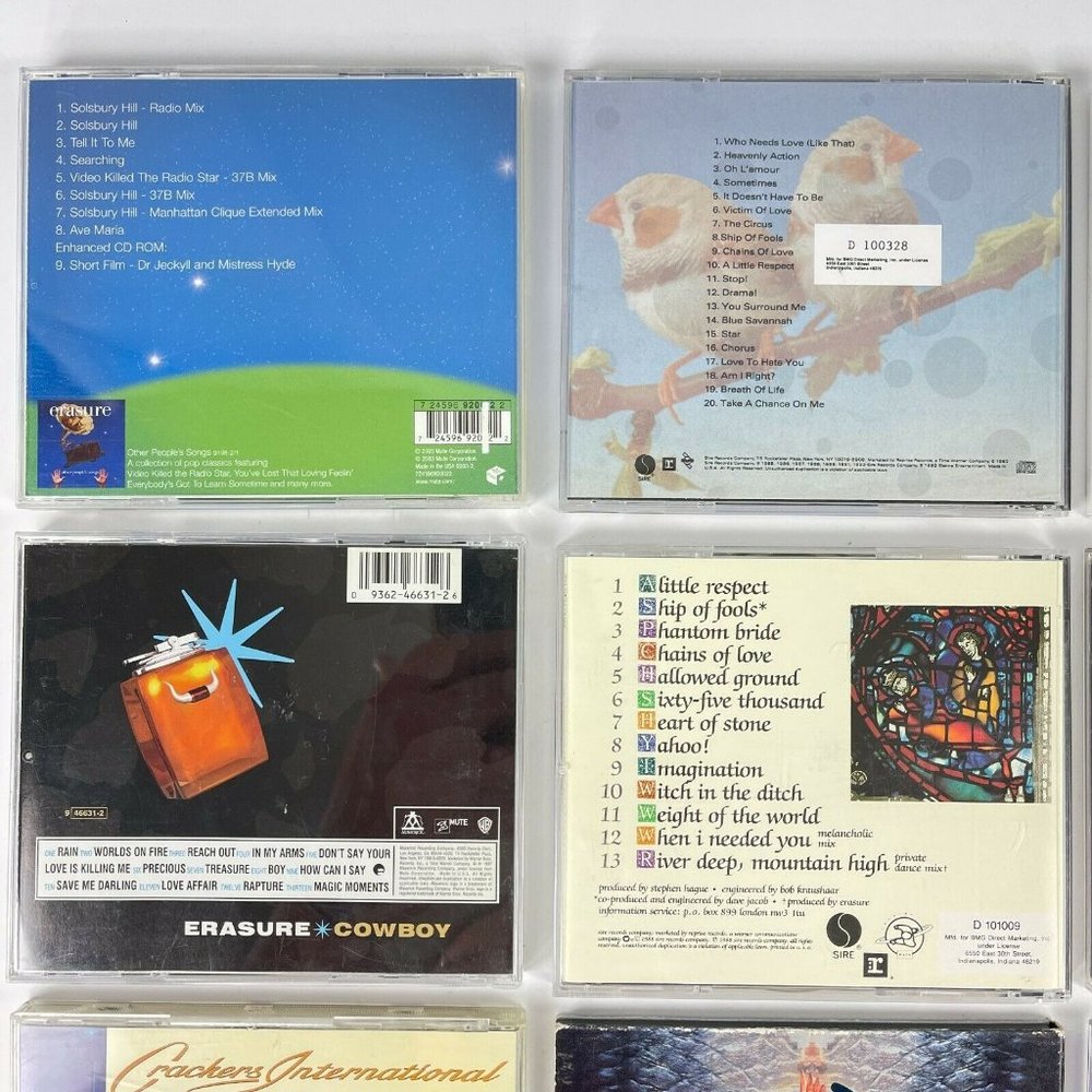 Erasure 13 CD Lot Drama Chorus Abba Circus Hits Freedom Always Innocents Cowboy - Picture 5 of 8